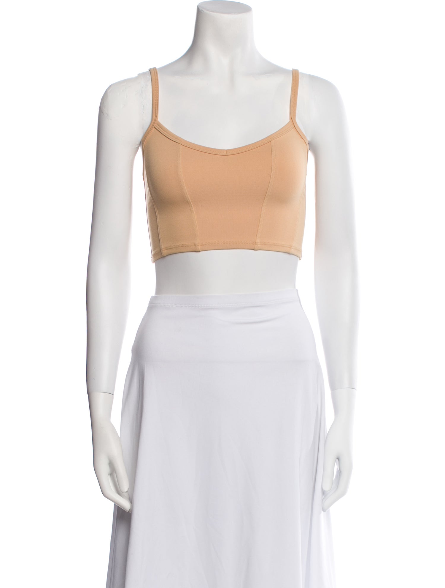 Live The Process Square Neckline Sleeveless Crop Top