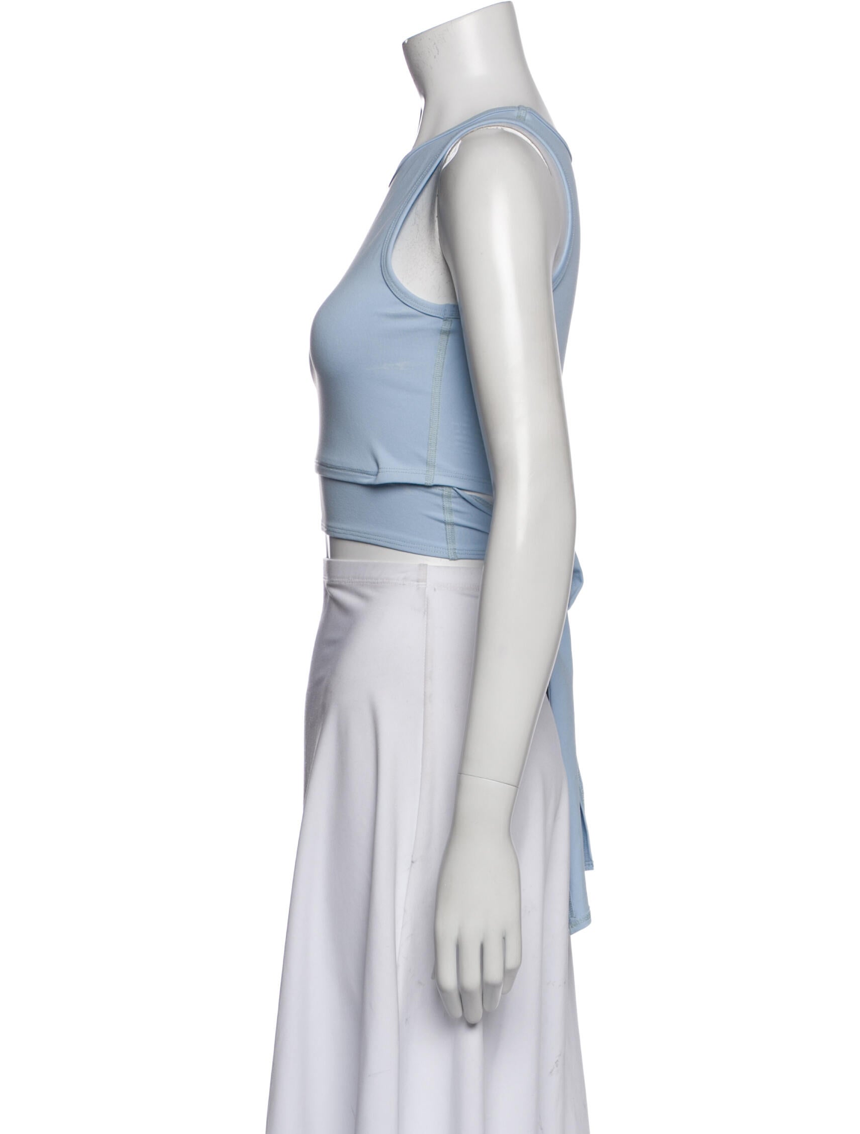 Live The Process Crew Neck Sleeveless Crop Top