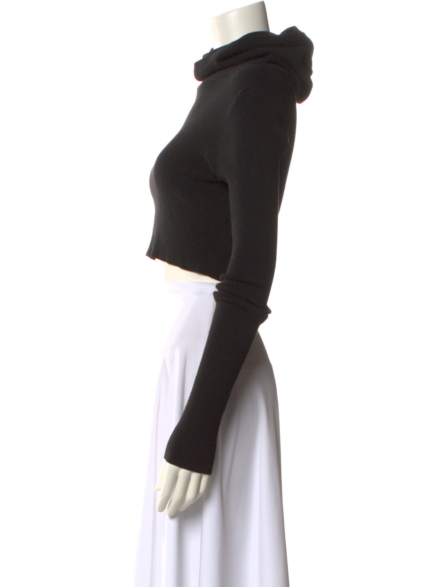 Live The Process Turtleneck Long Sleeve Crop Top