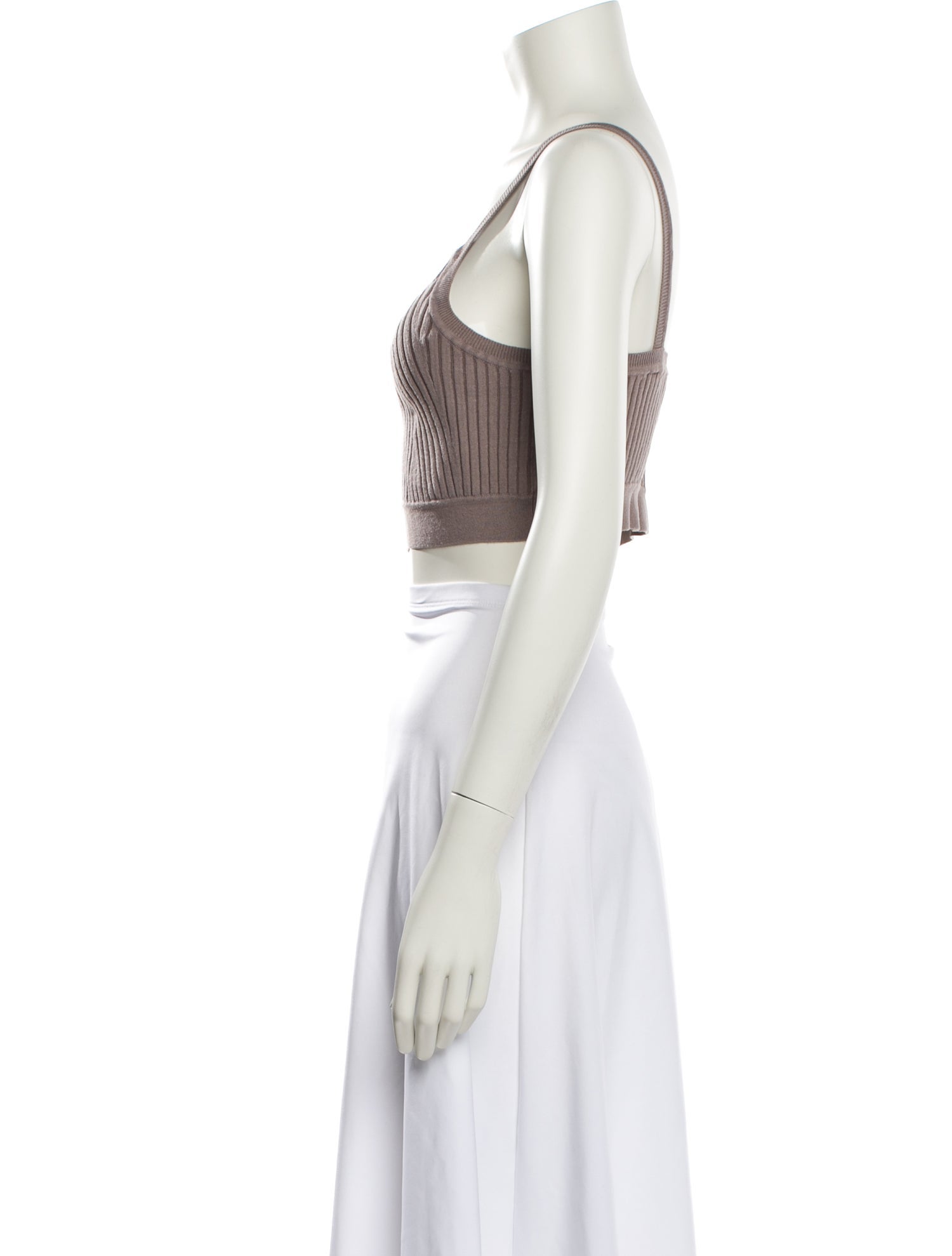 Live The Process Square Neckline Sleeveless Crop Top