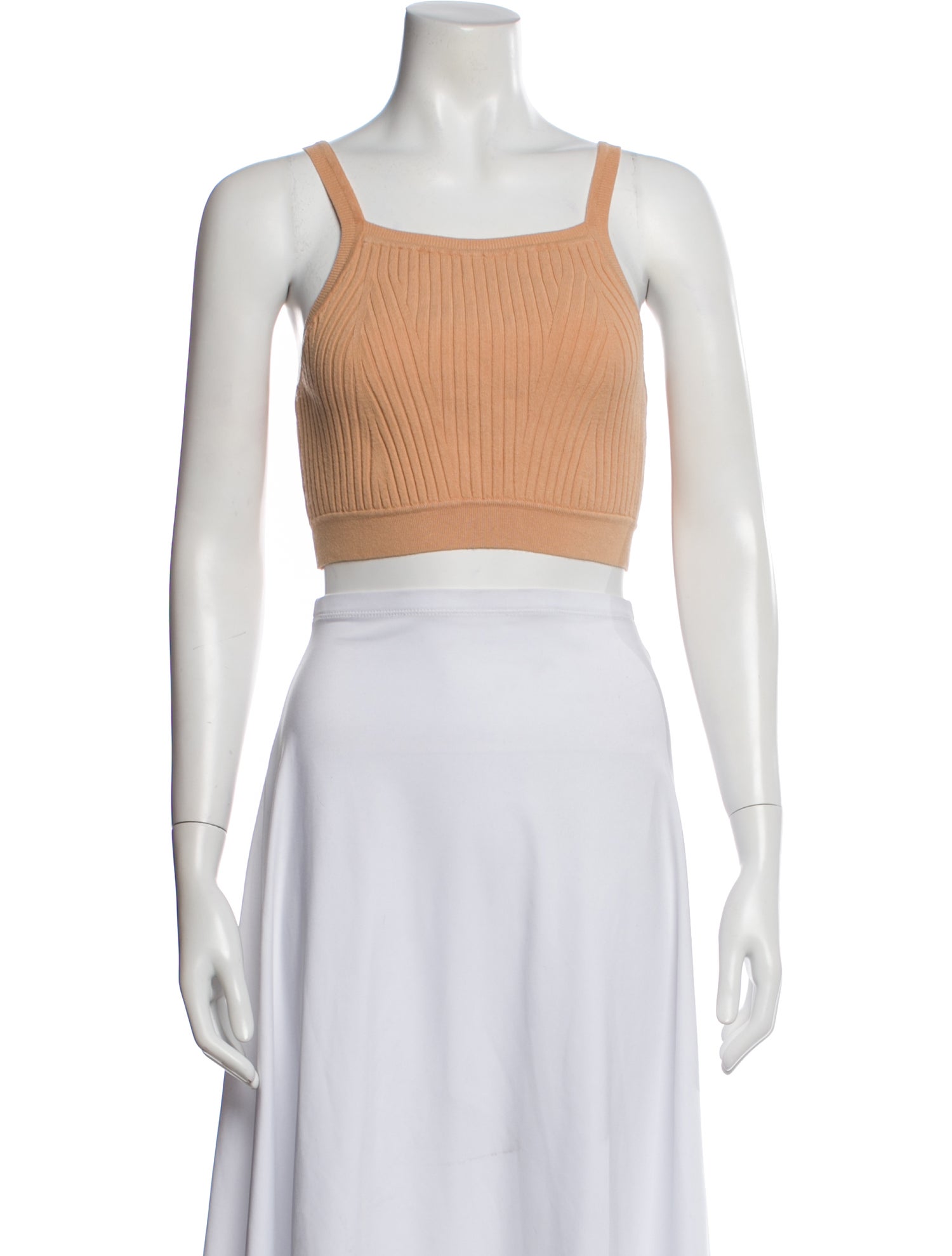 Live The Process Square Neckline Sleeveless Crop Top