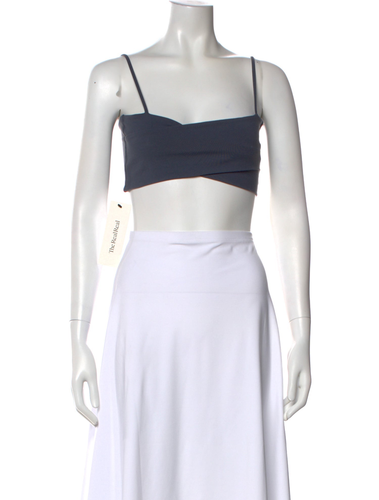 Live The Process Square Neckline Sleeveless Crop Top