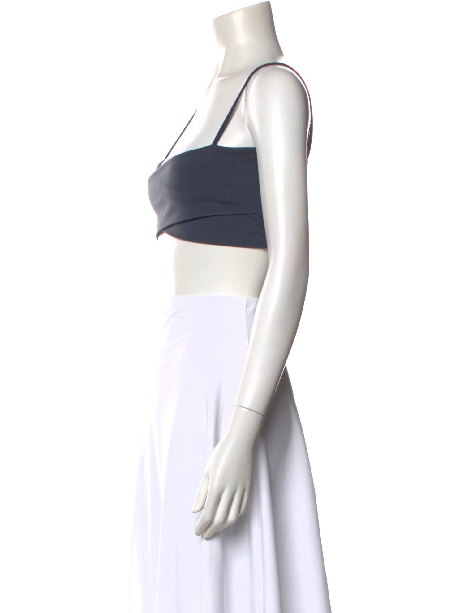 Live The Process Square Neckline Sleeveless Crop Top