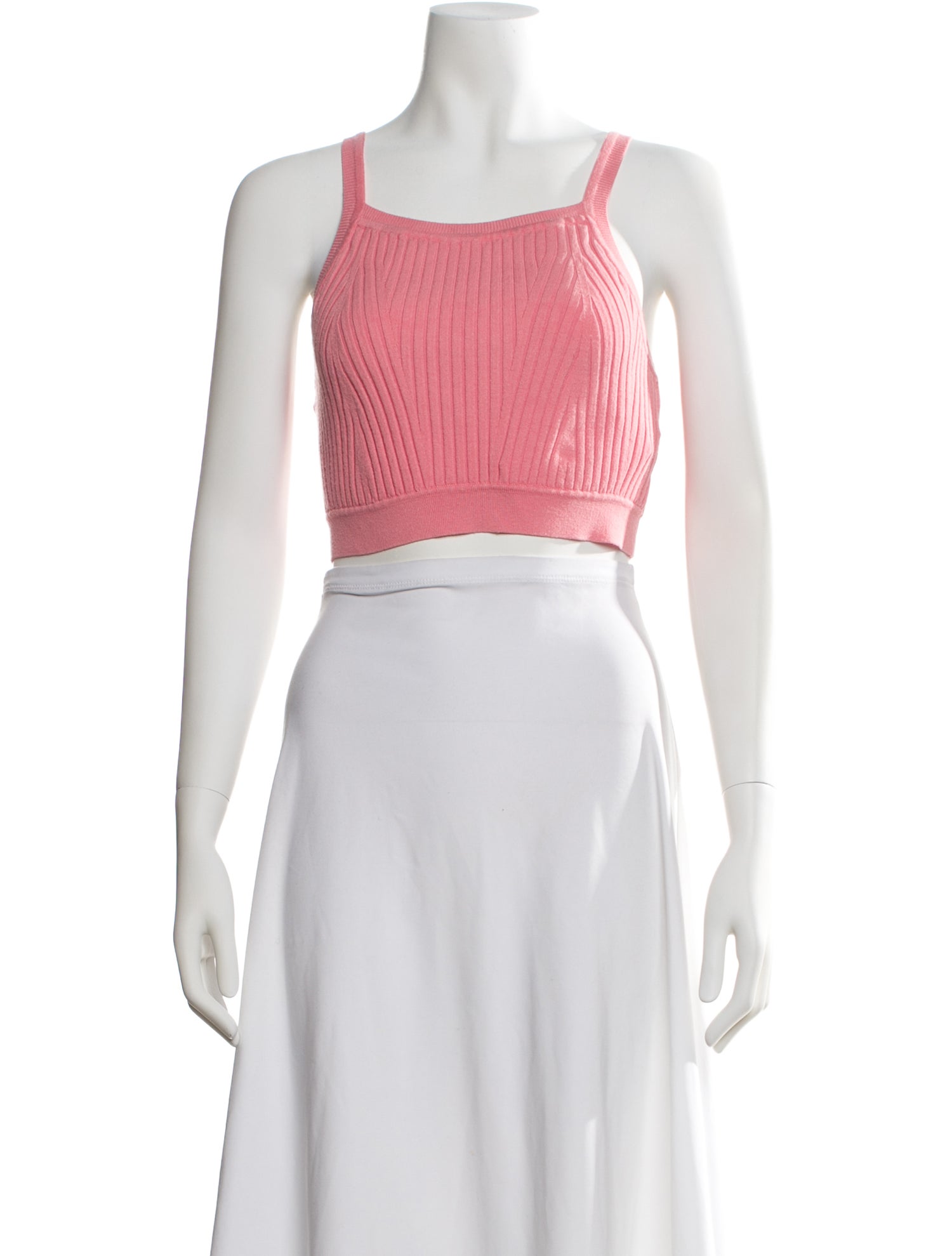 Live The Process Square Neckline Sleeveless Crop Top