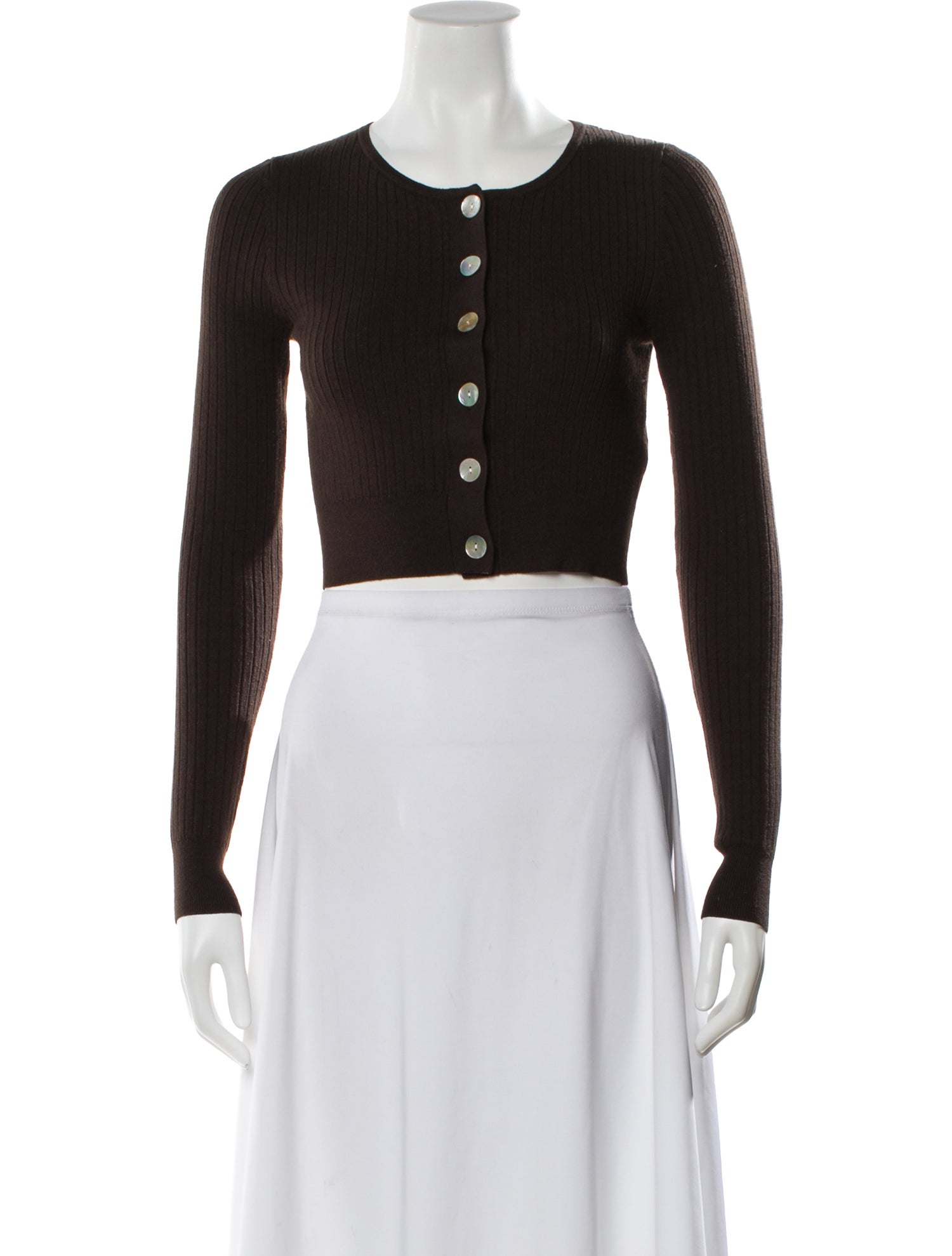 Live The Process Crew Neck Long Sleeve Crop Top