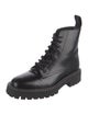 LÄST Leather Printed Combat Boots