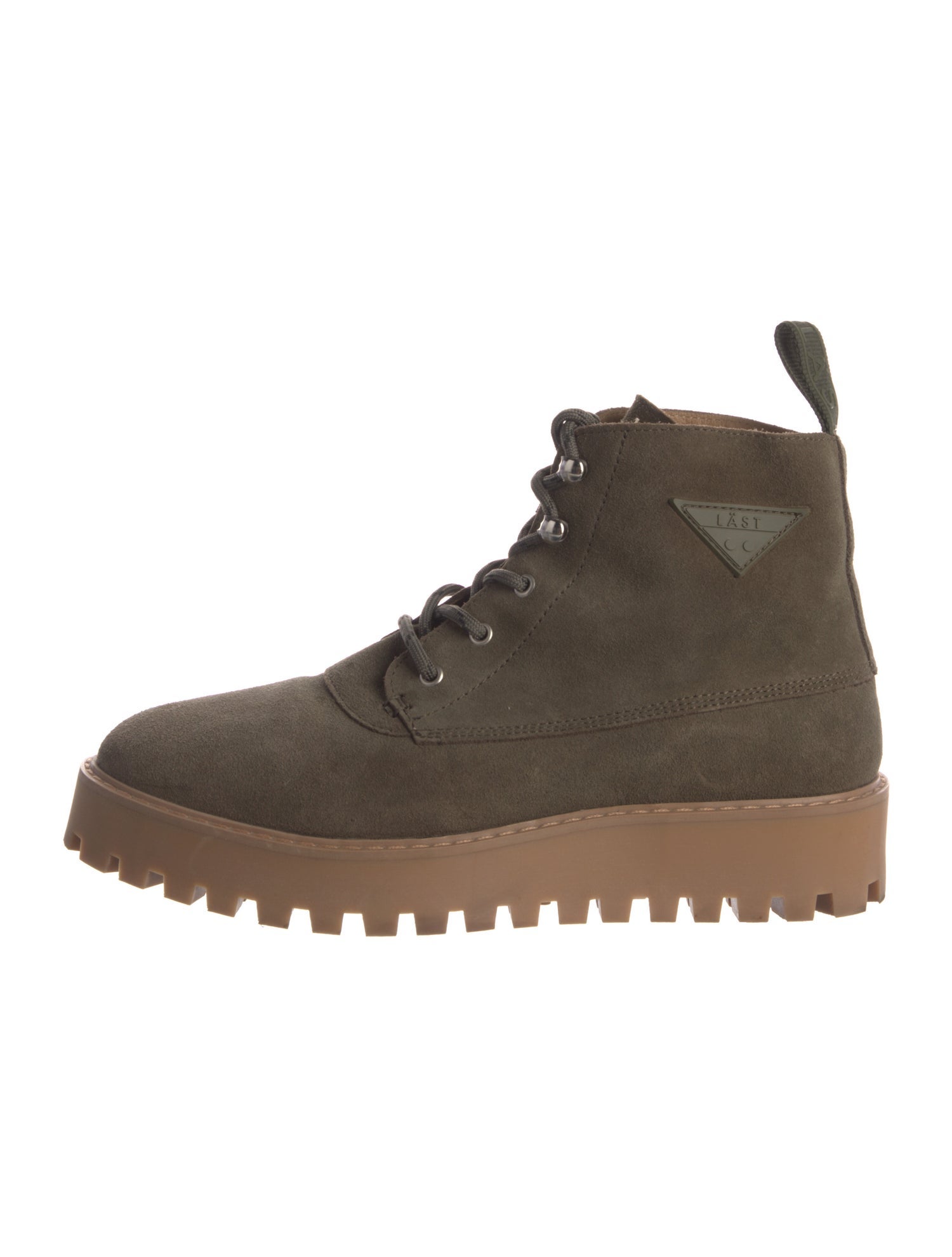 LÄST Suede Lace-Up Boots
