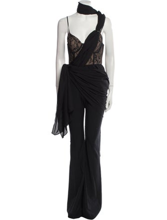 LUCIANA BALDERRAMA V-Neck Jumpsuit