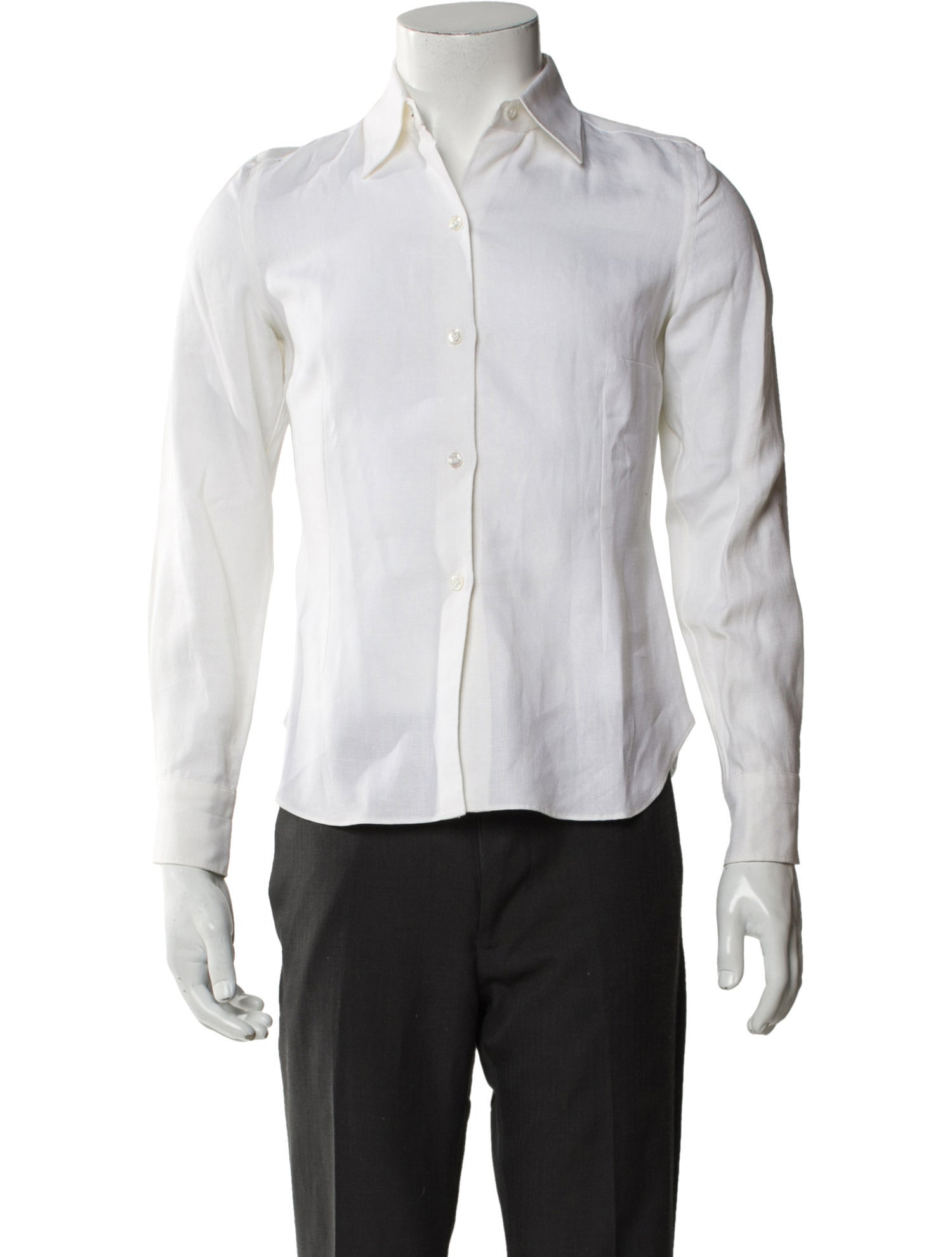 Luigi Borrelli Napoli Linen Long Sleeve Shirt
