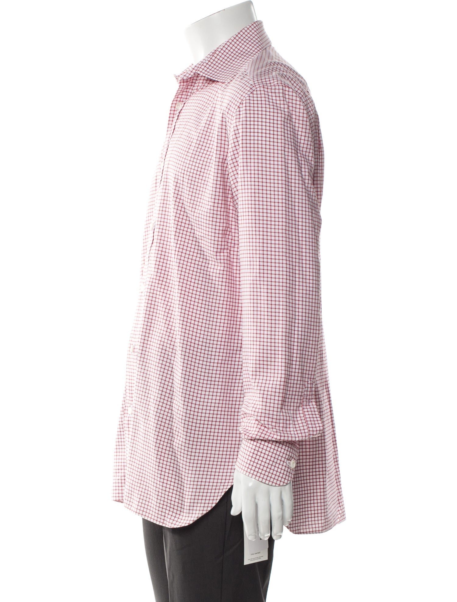 Luigi Borrelli Napoli Plaid Print Long Sleeve Shirt