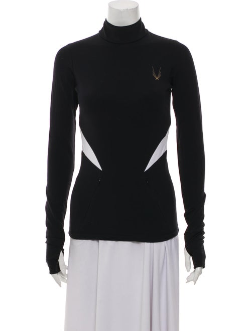 Lucas Hugh Turtleneck Long Sleeve Top Black