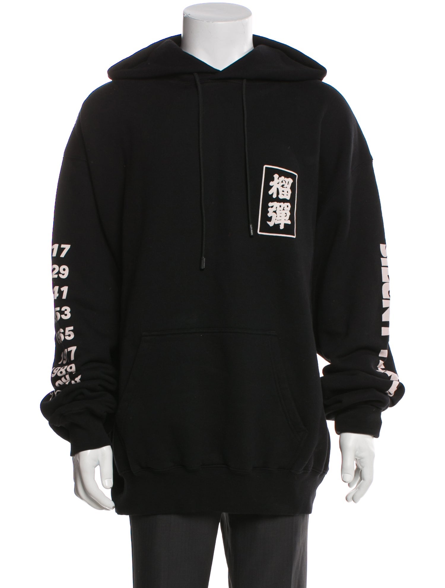 Lu'u Dan Graphic Print Crew Neck Hoodie