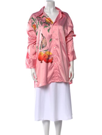 Lu'u Dan Floral Print Long Sleeve Tunic