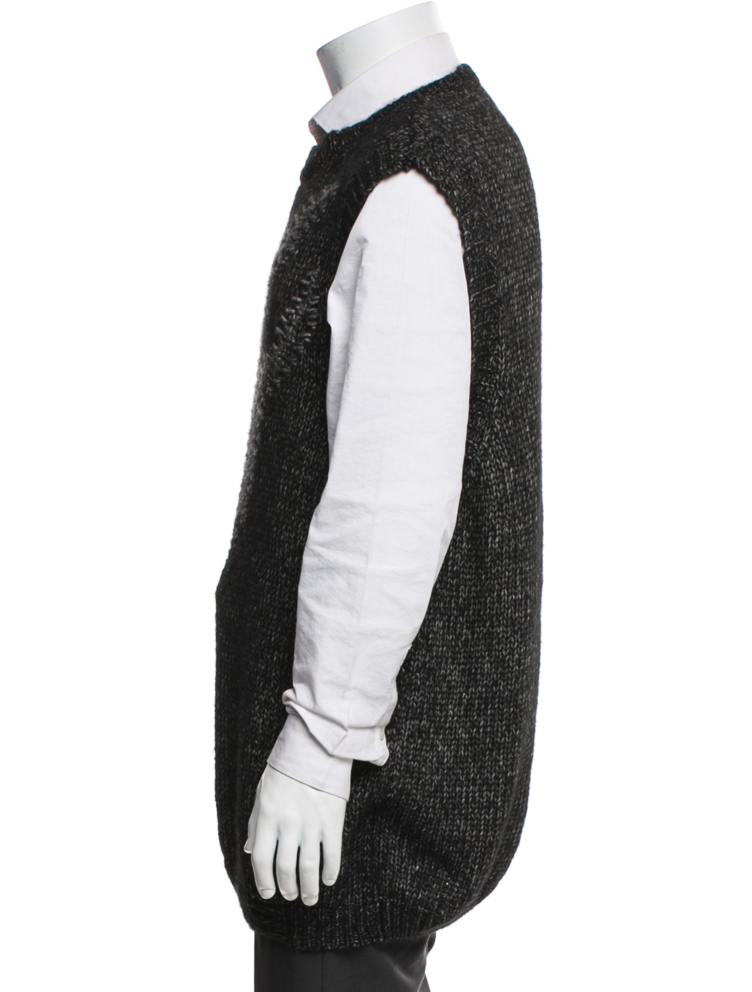 Lu'u Dan Crew Neck Sleeveless Sweater Vest