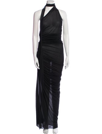 Ludovic de Saint Sernin Halterneck Long Dress
