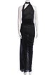 Ludovic de Saint Sernin Halterneck Long Dress