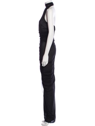 Ludovic de Saint Sernin Halterneck Long Dress