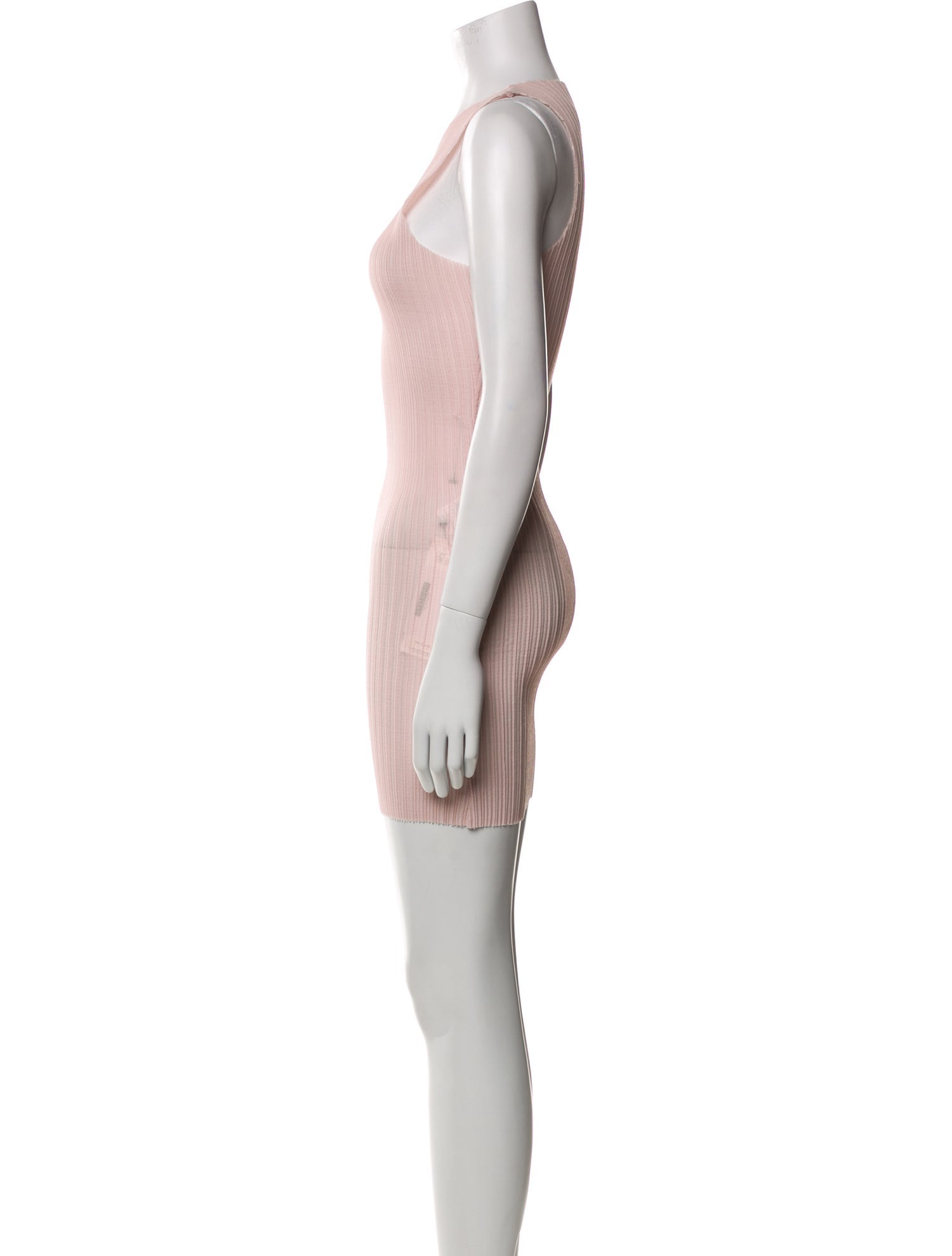 Ludovic de Saint Sernin Scoop Neck Mini Dress