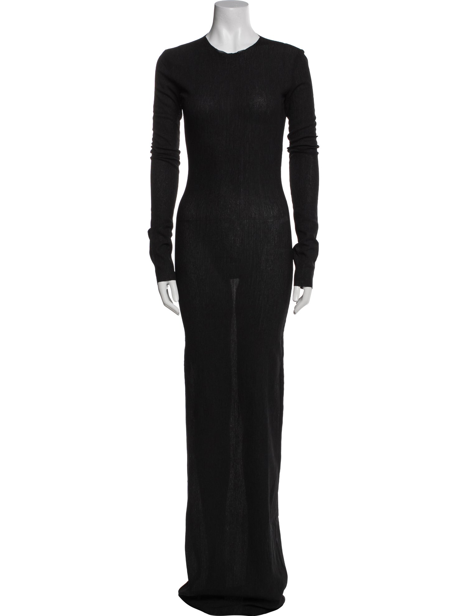 Ludovic de Saint Sernin Crew Neck Long Dress