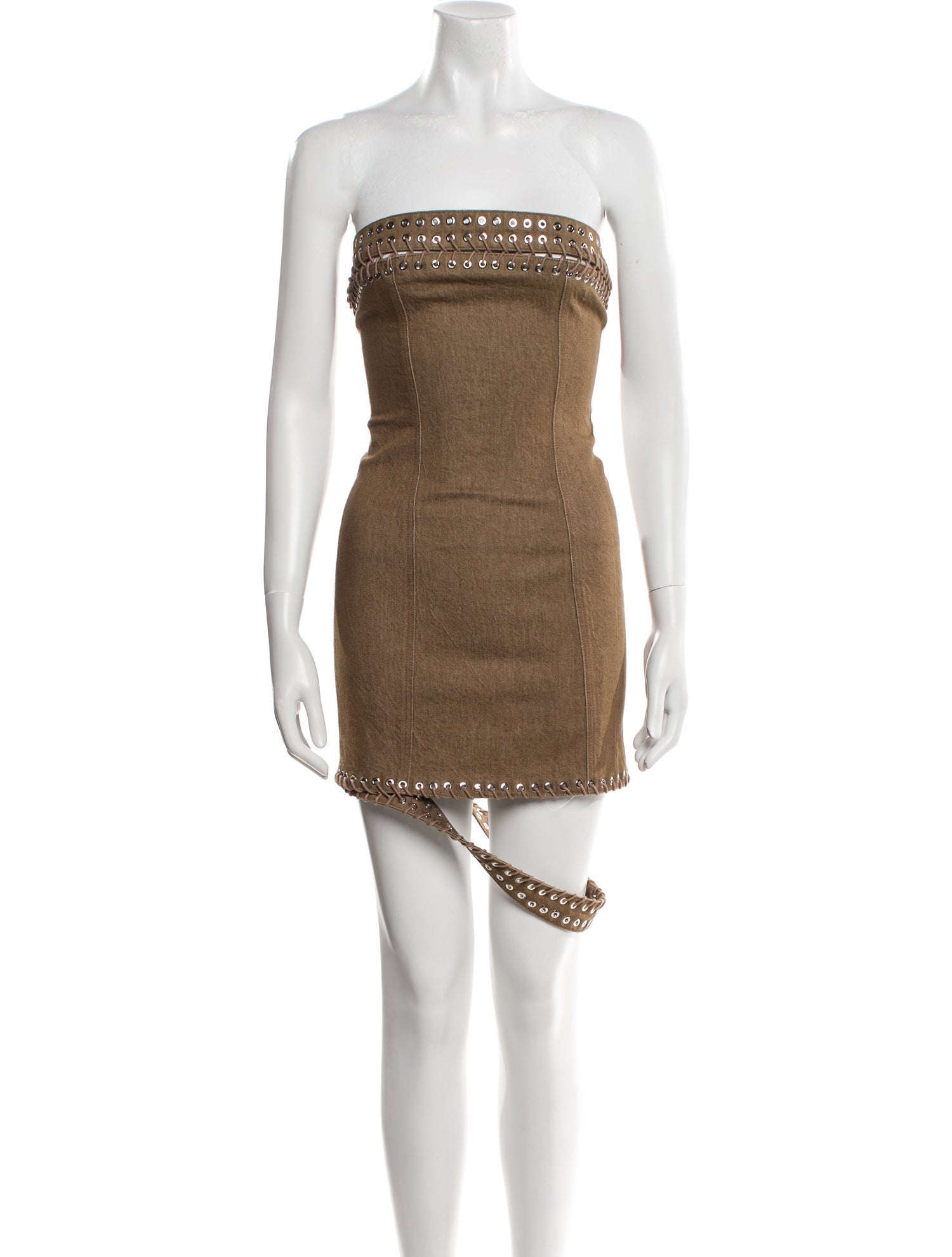 Ludovic de Saint Sernin Strapless Mini Dress