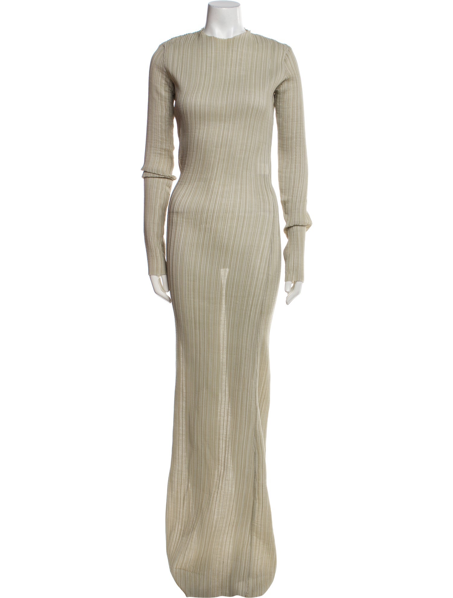 Ludovic de Saint Sernin Crew Neck Long Dress