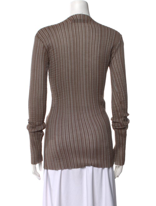 Ludovic de Saint Sernin Striped Bateau Neckline Top