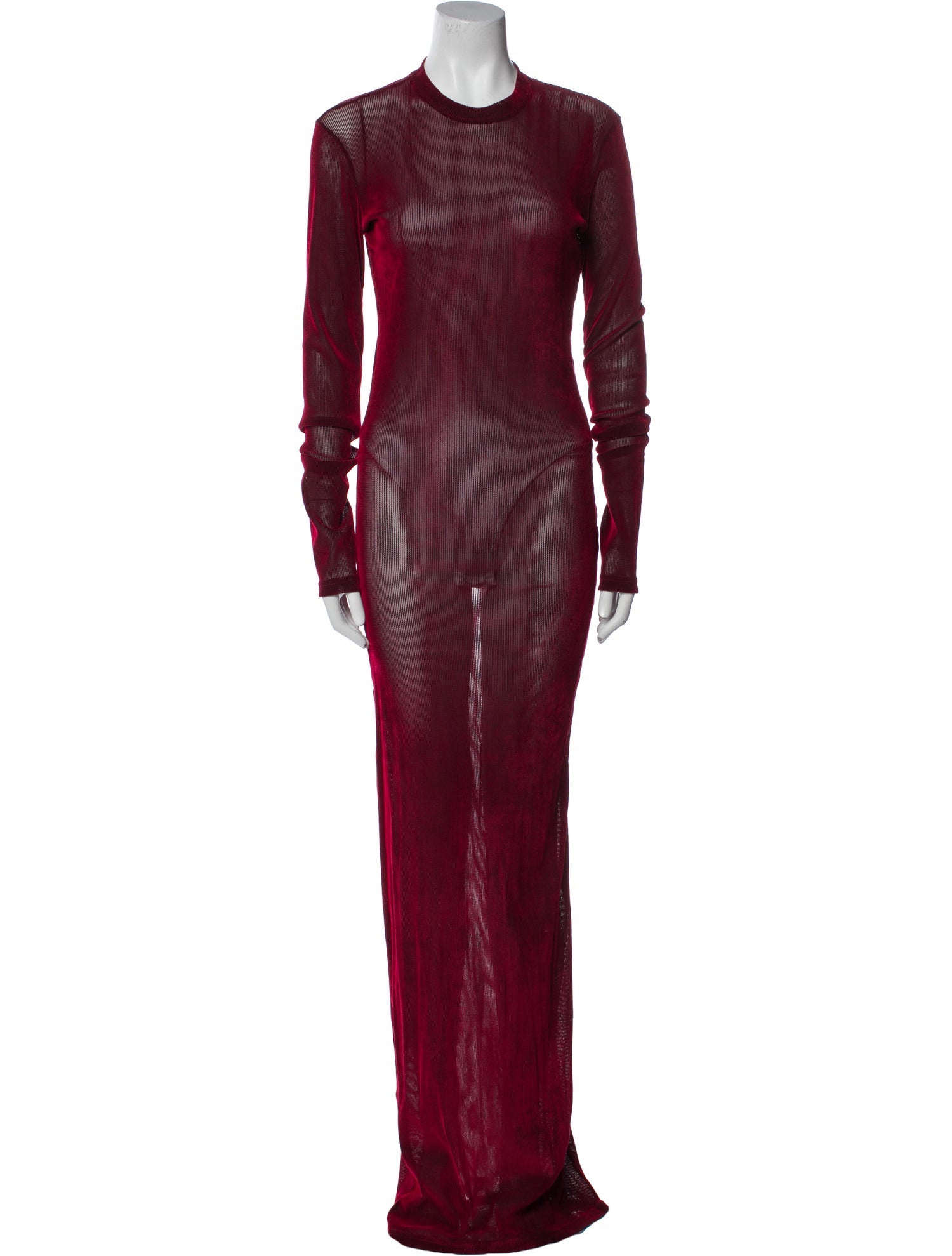 Ludovic de Saint Sernin Crew Neck Long Dress