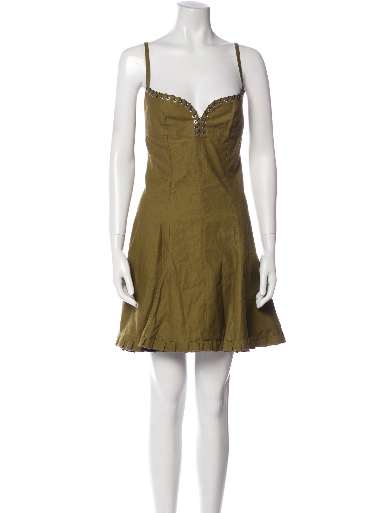 Ludovic de Saint Sernin V-Neck Mini Dress w/ Tags