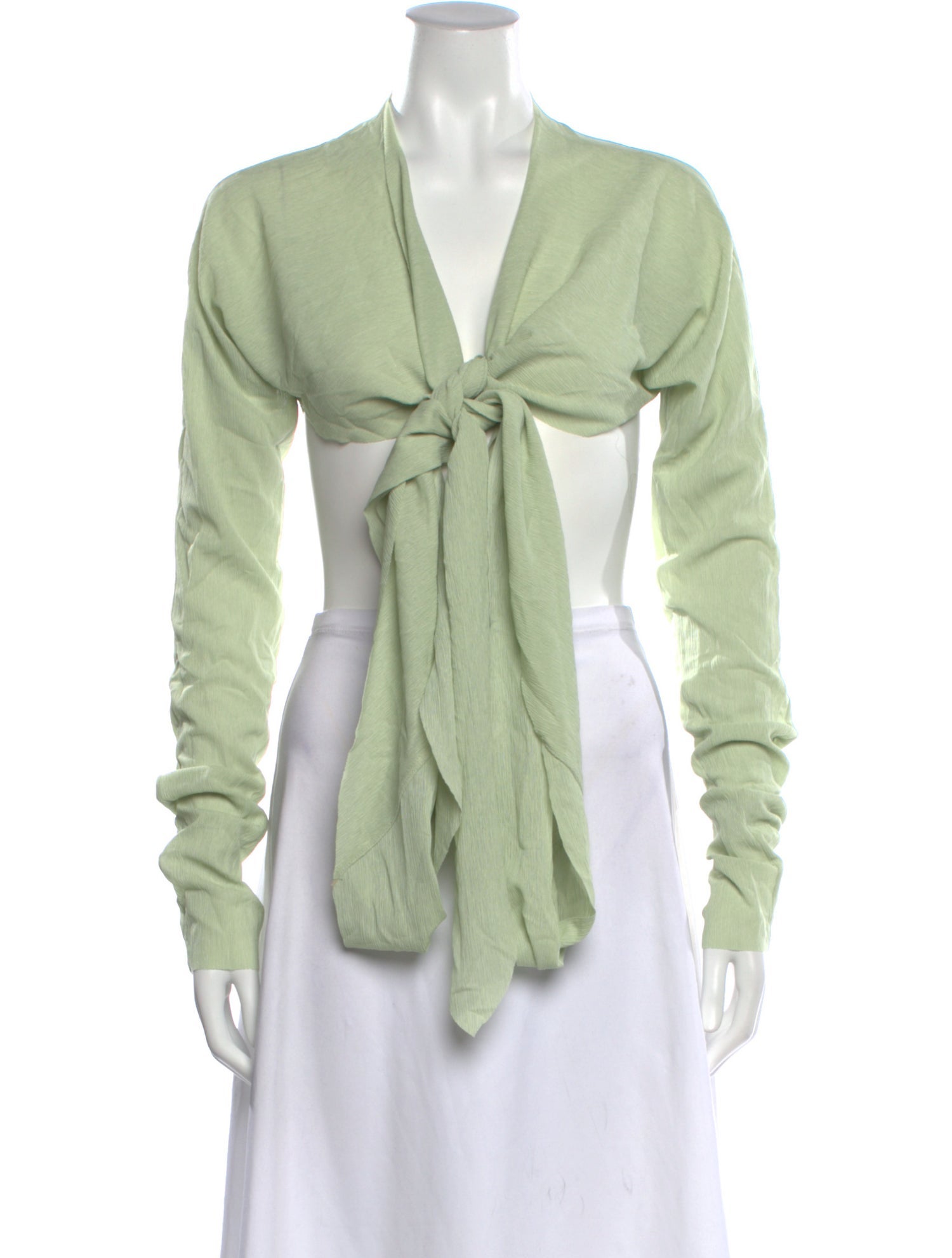 Ludovic de Saint Sernin V-Neck Long Sleeve Top w/ Tags