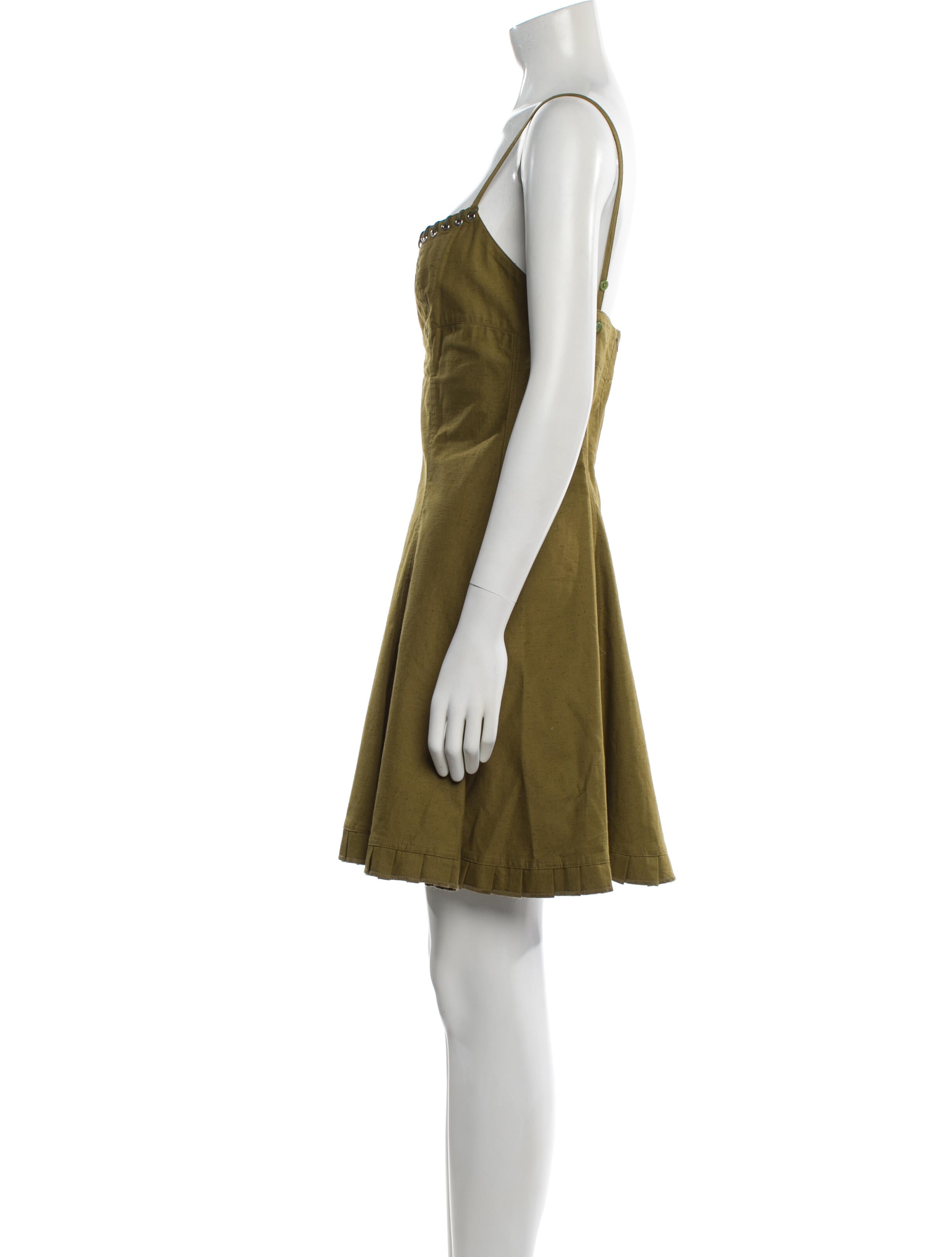 Ludovic de Saint Sernin V-Neck Mini Dress