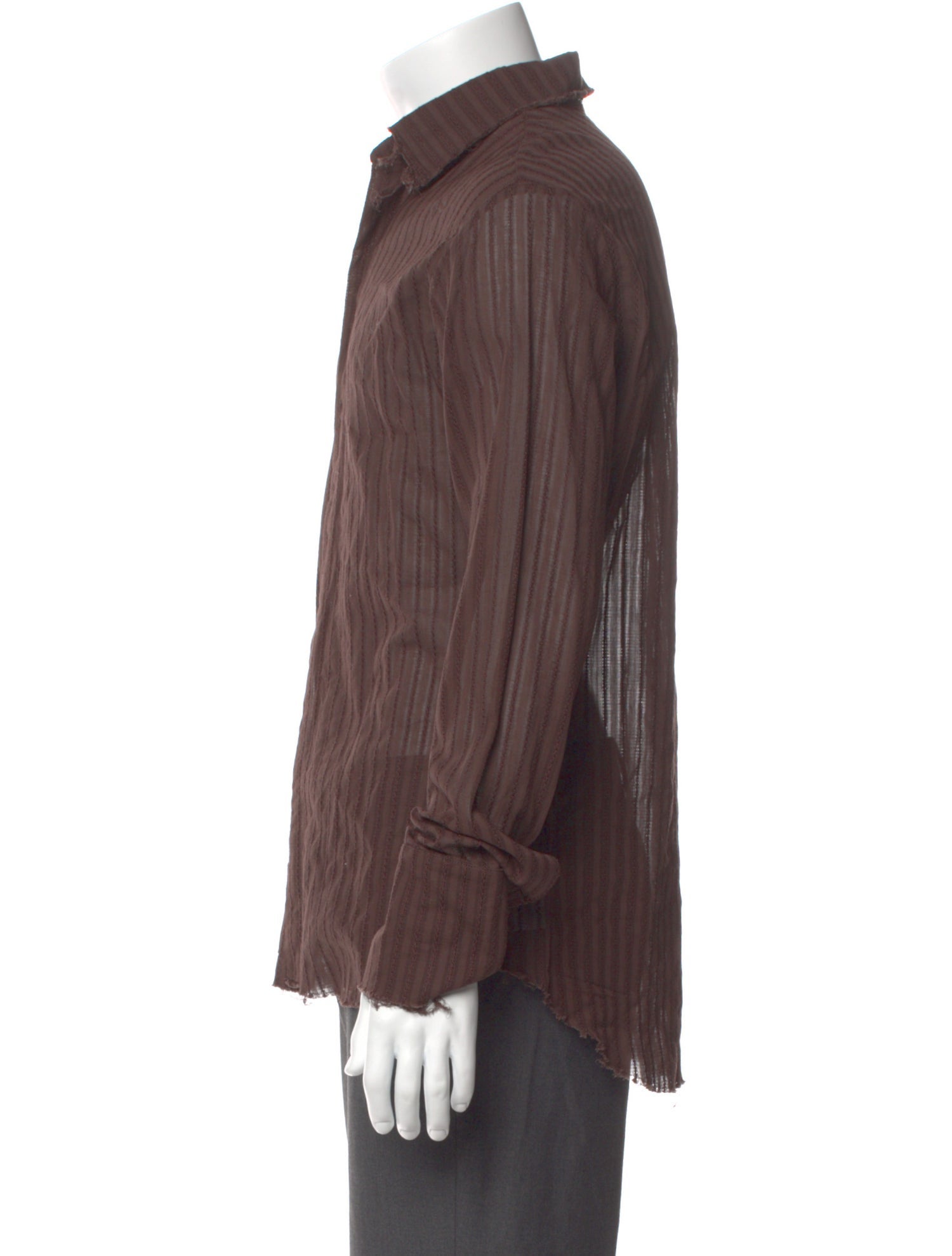 Ludovic de Saint Sernin Striped Long Sleeve Shirt