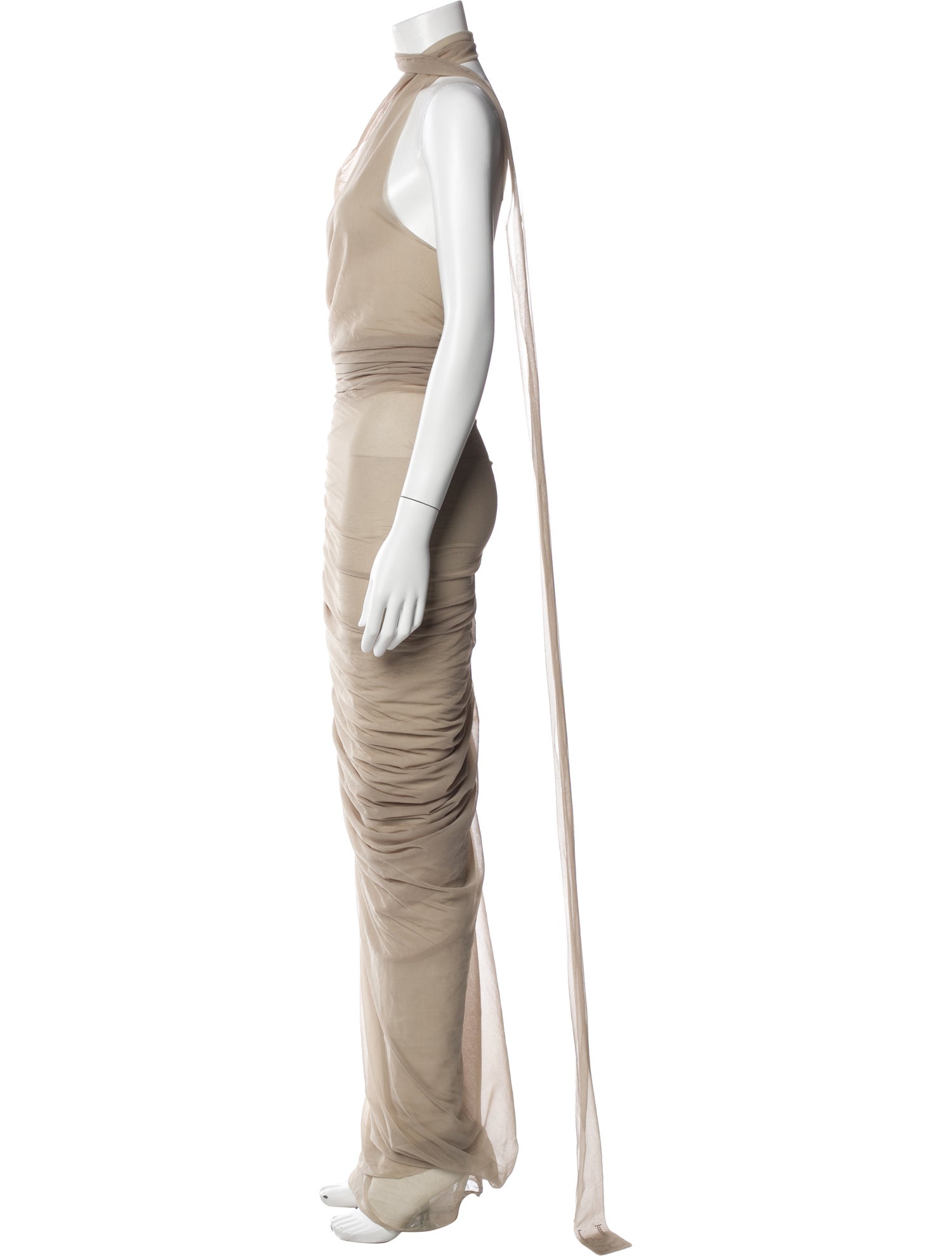 Ludovic de Saint Sernin One-Shoulder Long Dress