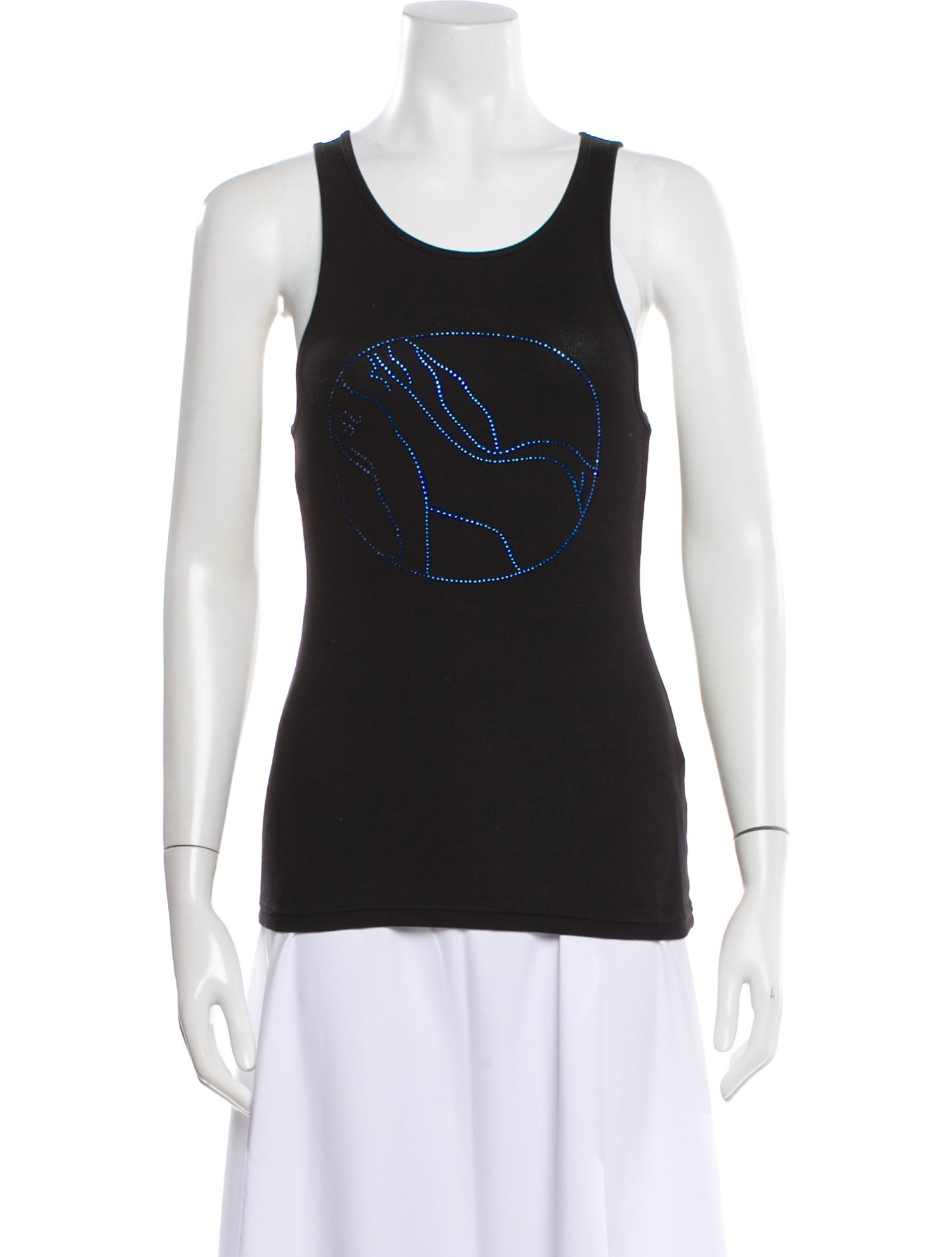 Ludovic de Saint Sernin Graphic Print Crew Neck Top