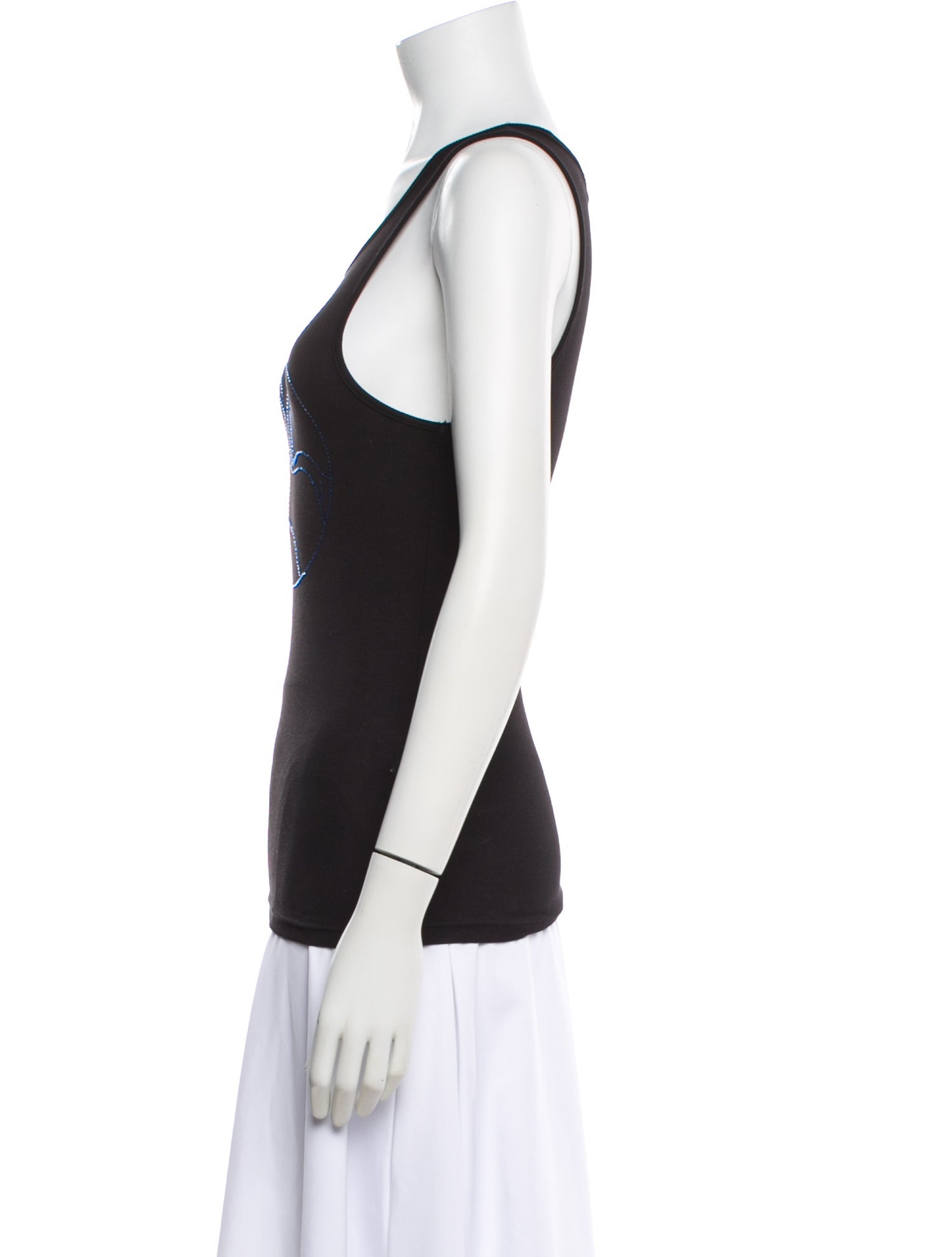 Ludovic de Saint Sernin Graphic Print Crew Neck Top