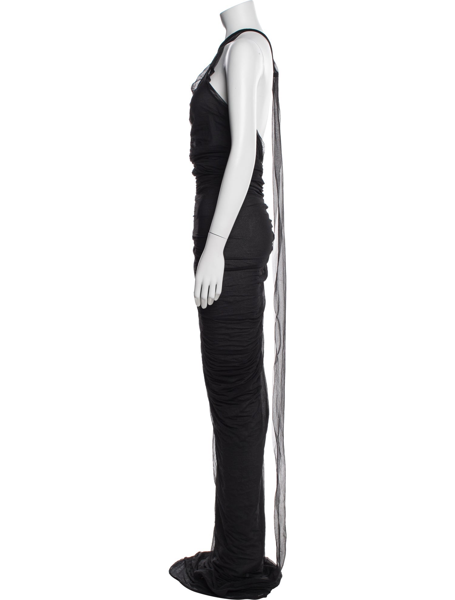 Ludovic de Saint Sernin Halterneck Long Dress