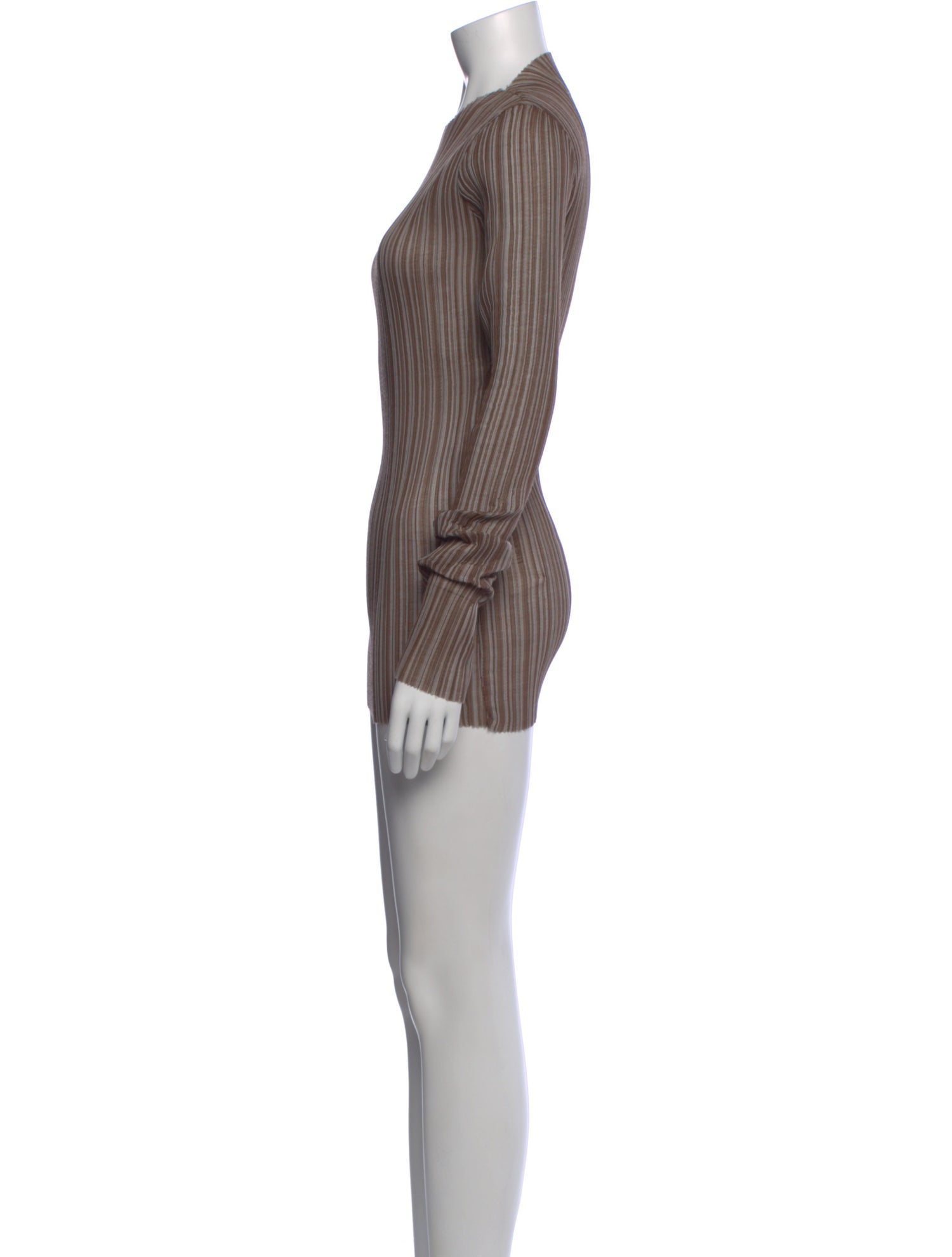 Ludovic de Saint Sernin Crew Neck Mini Dress