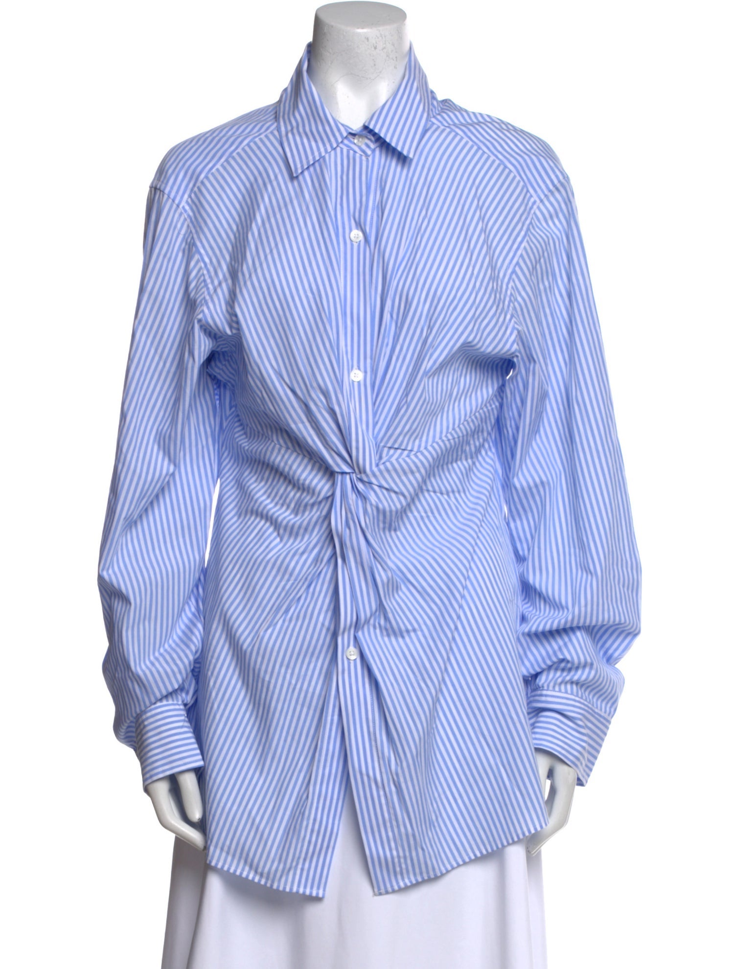 luel studio Striped Long Sleeve Button-Up Top w/ Tags