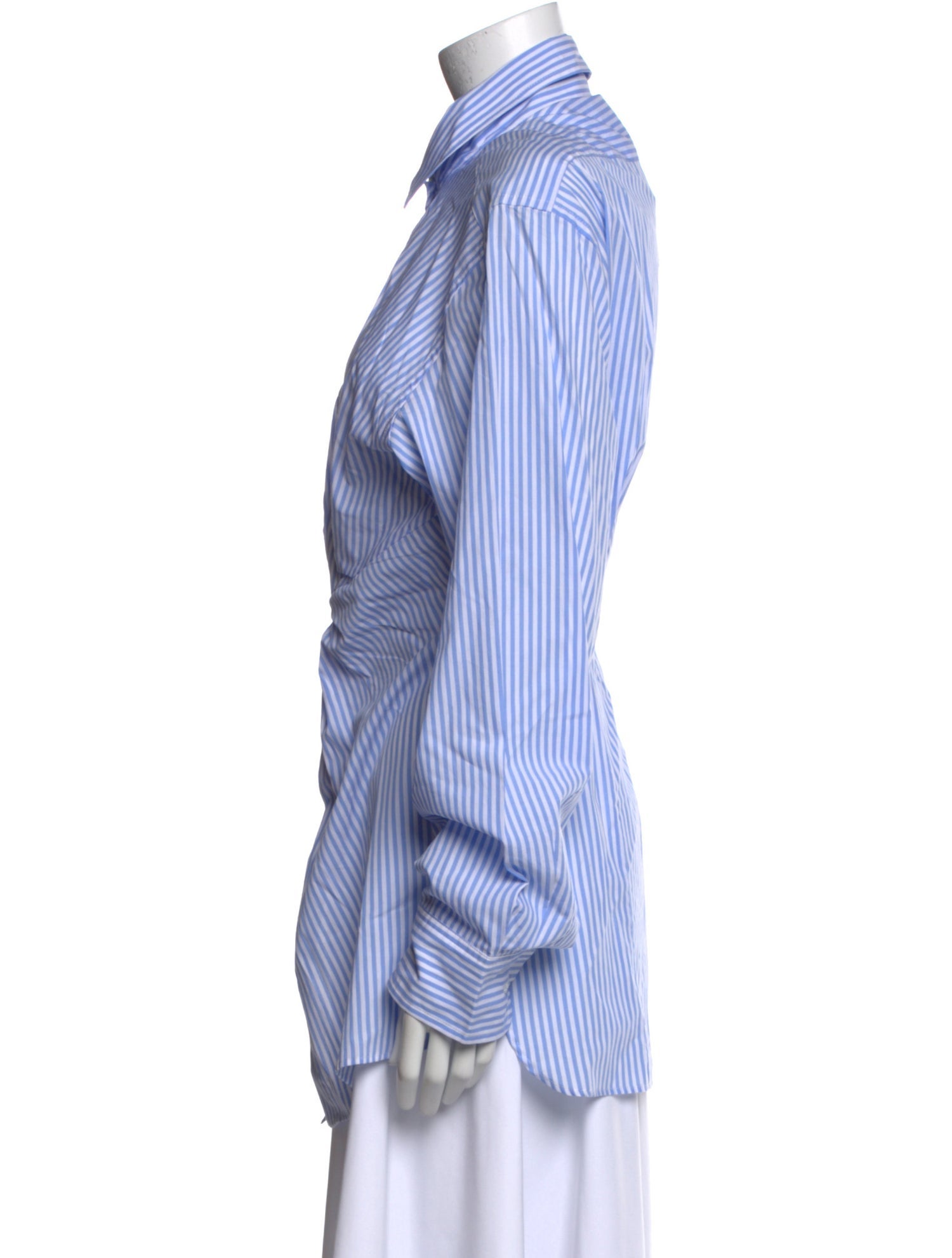 luel studio Striped Long Sleeve Button-Up Top w/ Tags