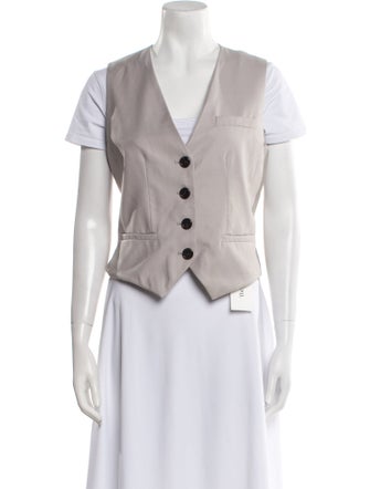 luel studio V-Neck Short Sleeve Crop Top