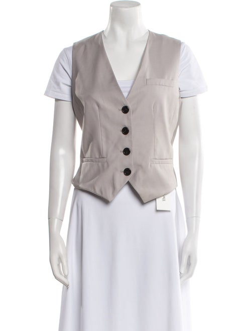 luel studio V-Neck Short Sleeve Crop Top