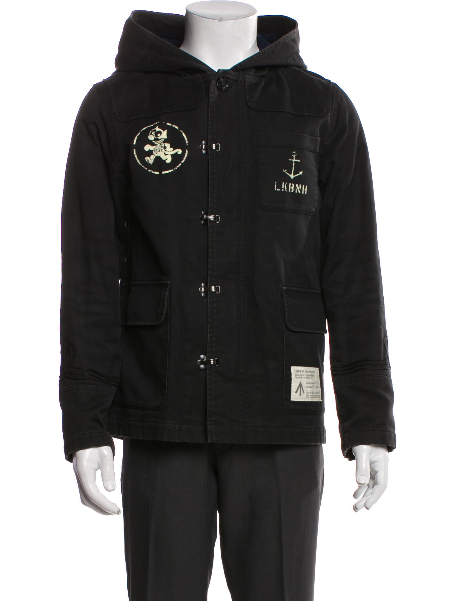 Luker Graphic Print Parka