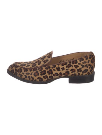 Lucchese x Nick Fouquet Ponyhair Animal Print Loafers