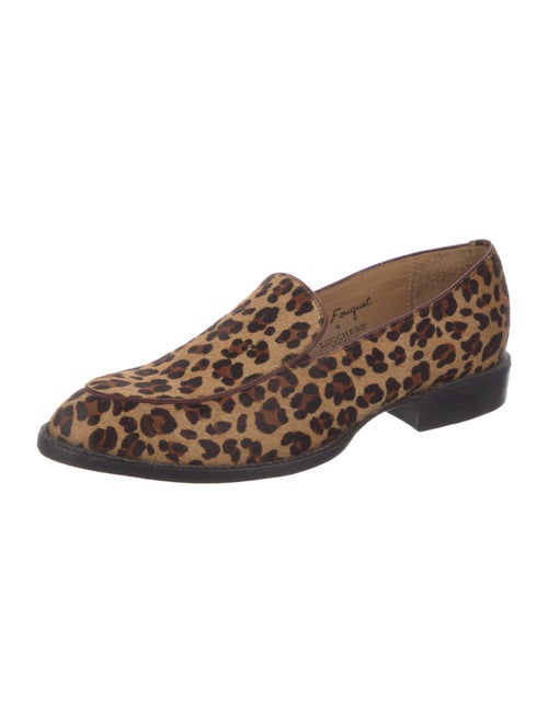 Lucchese x Nick Fouquet Ponyhair Animal Print Loafers