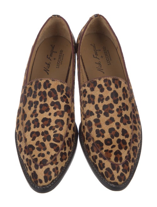 Lucchese x Nick Fouquet Ponyhair Animal Print Loafers