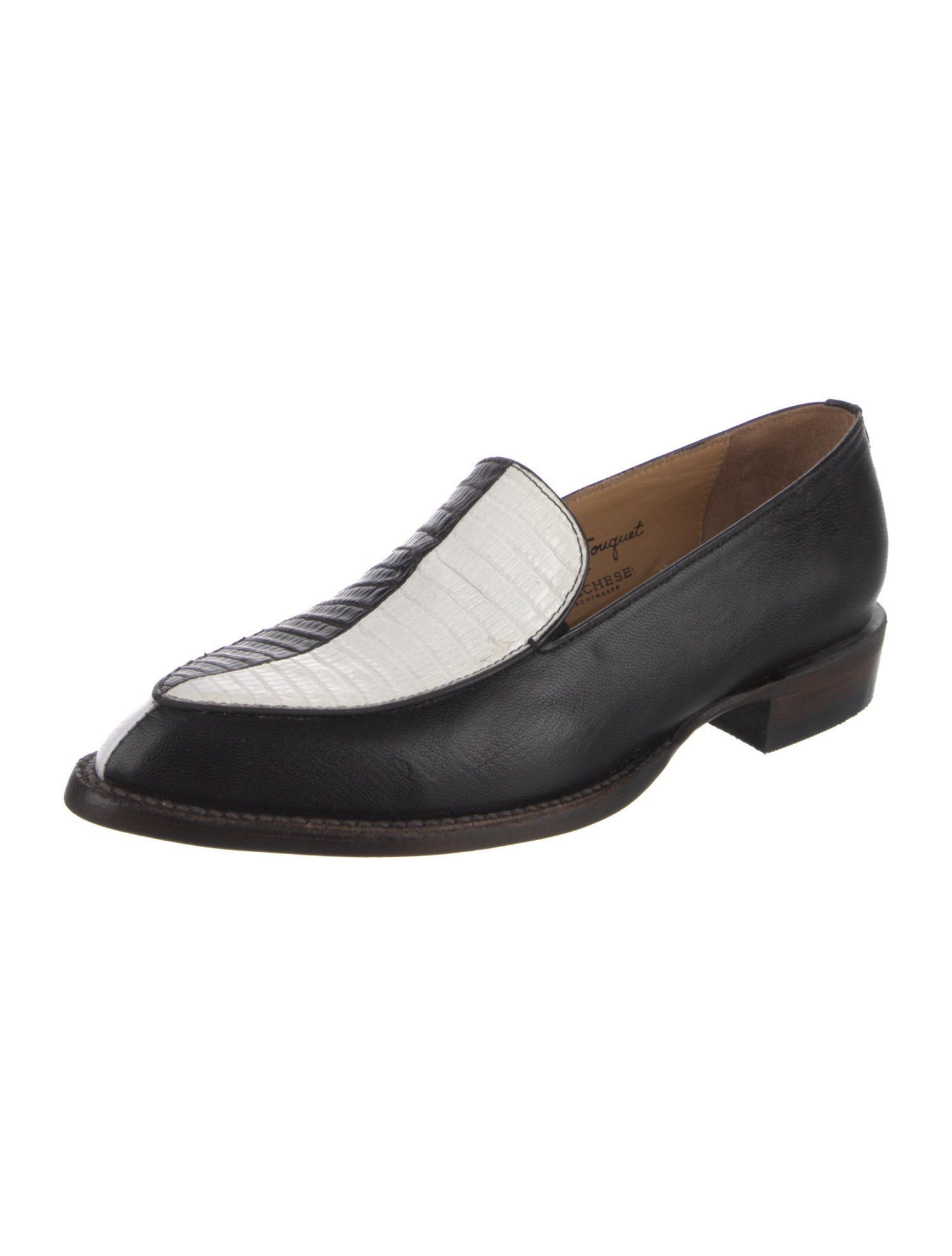 Lucchese x Nick Fouquet Leather Loafers