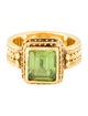 Luna Felix 22K Peridot Cocktail Ring