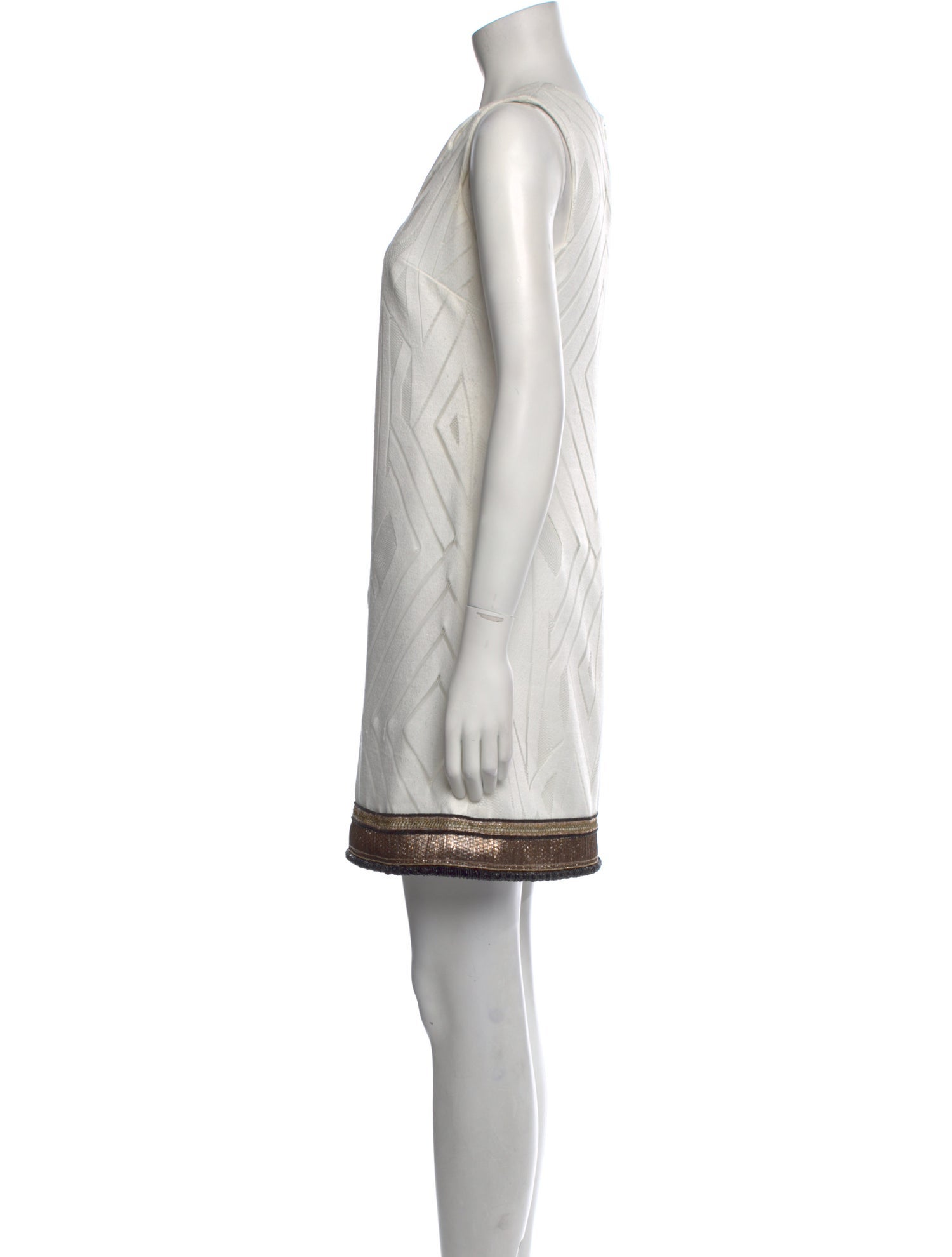 Lug Von Siga V-Neck Mini Dress