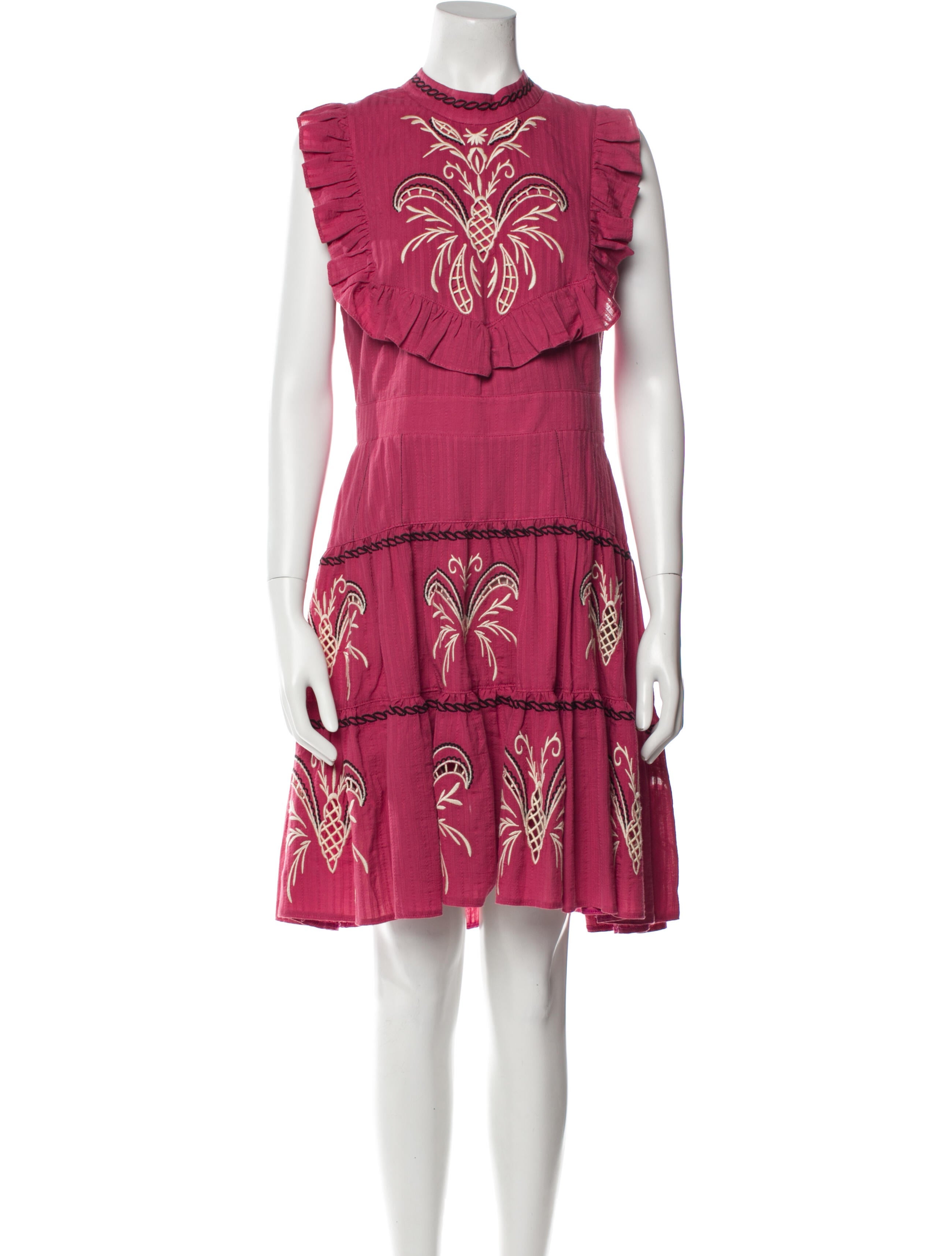 Lug Von Siga Printed Knee-Length Dress