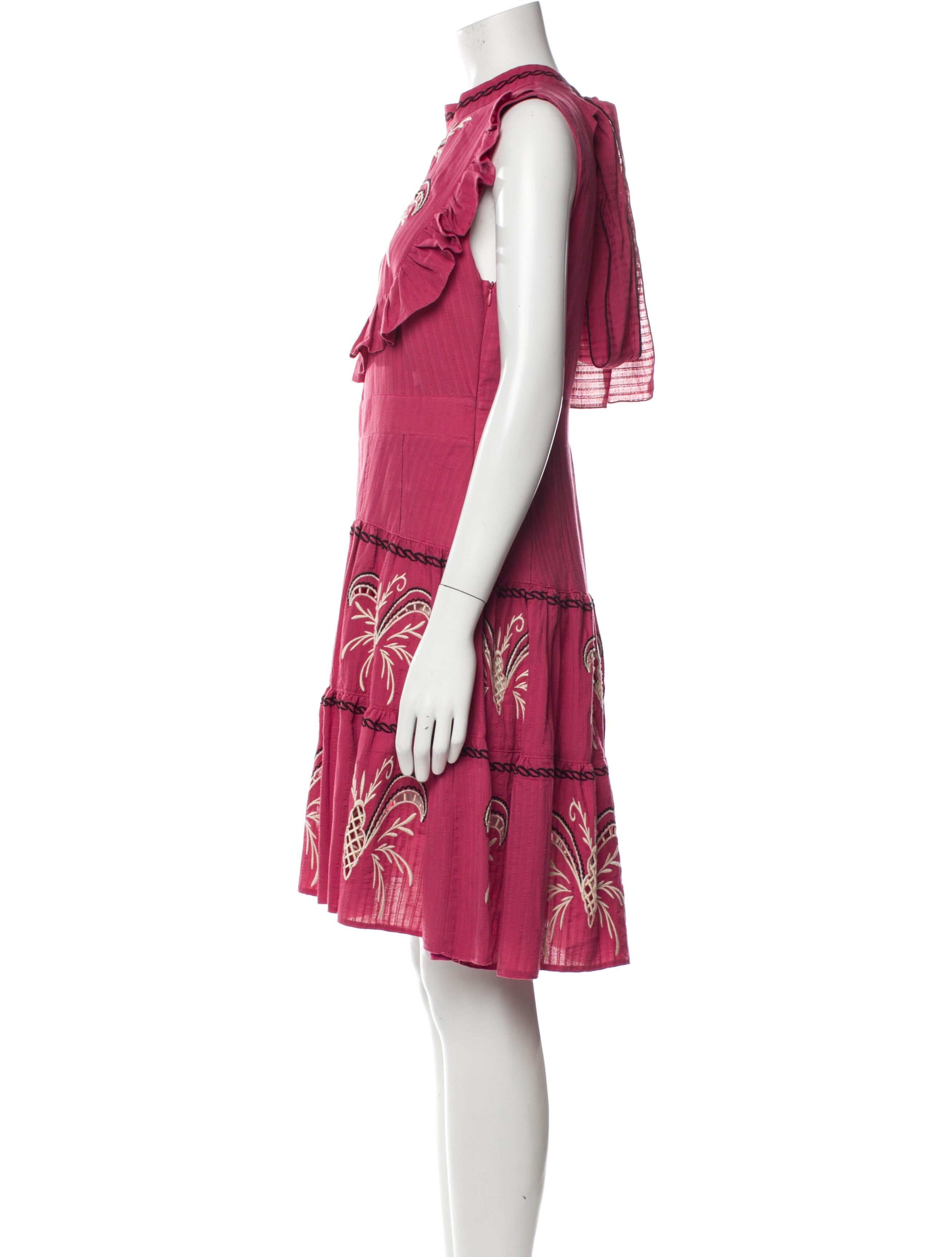 Lug Von Siga Printed Knee-Length Dress