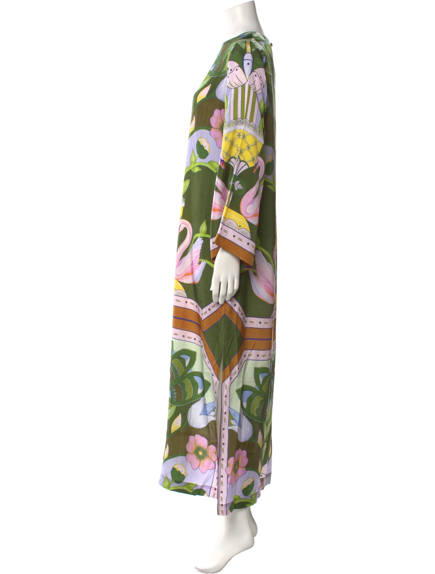 Lug Von Siga Printed Long Dress